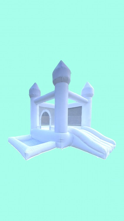 Mini White Bounce Castle