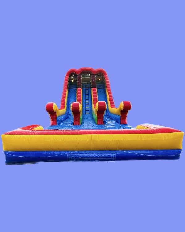 18ft Dual Lane Slide WET